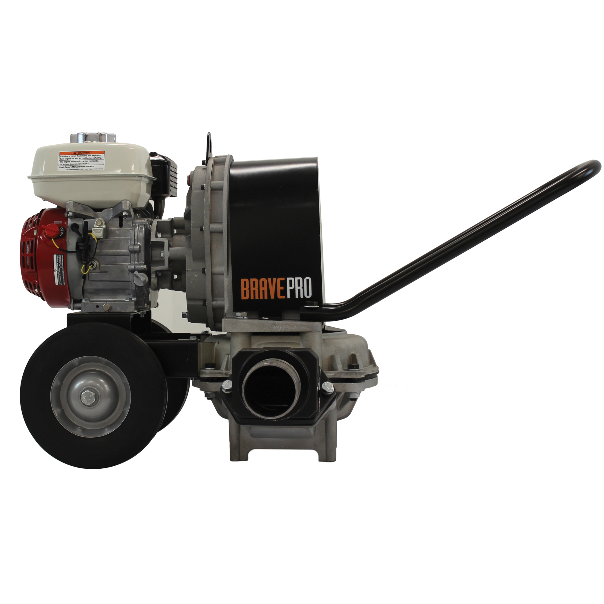 Brave, 3in. Diaphragm Water Pump, Max. Flow 89 GPM, Engine Displacement 120 cc, Engine Brand Honda, Model# BRP750DP3